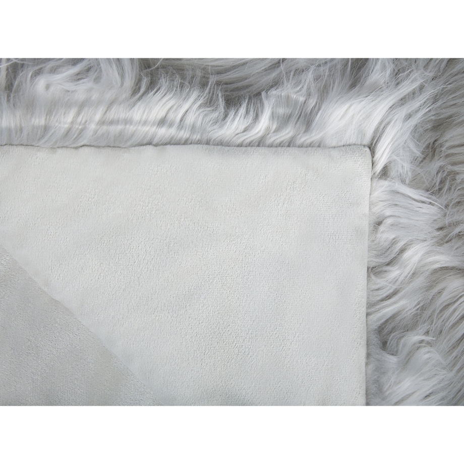 Narzuta na łóżko 200 x 220 cm szara DELICE