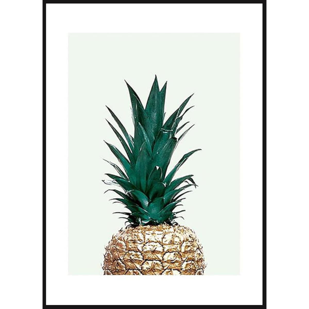 Poster Story, Plakat, Obraz - Złoty Ananas, wymiary 30 x 42 cm