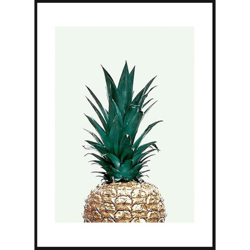 Poster Story, Plakat, Obraz - Złoty Ananas, wymiary 30 x 42 cm
