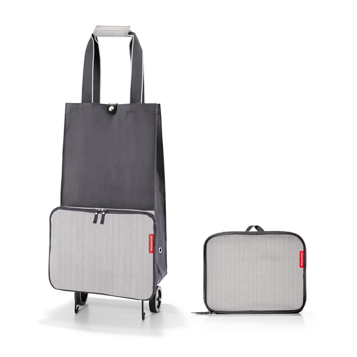 Wózek FOLDABLETROLLEY, herringbone grey