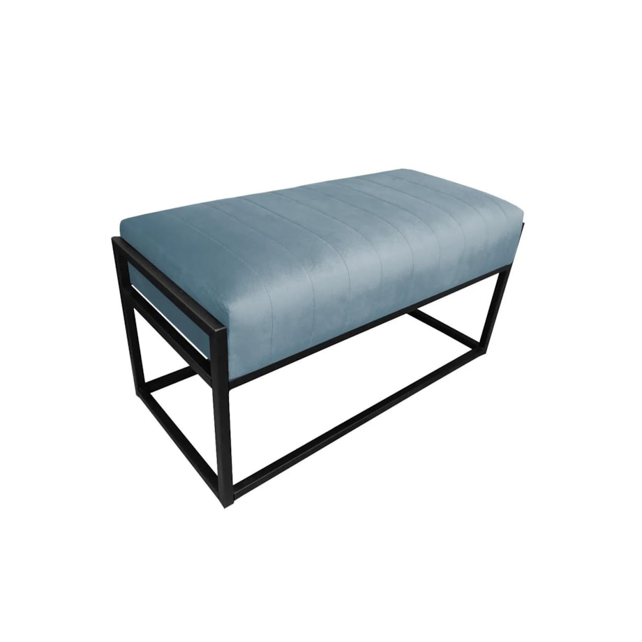 Ławka LILU BL VELVET szara