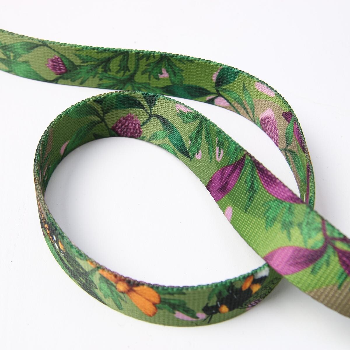 Smycz miejska dla psa lub kota "Bug off" - Szerokość taśmy: 15mm, Rozmiar: L oraz Rodzaj: Mini karabinek