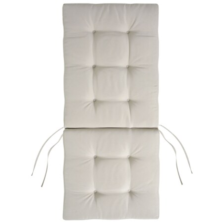 Zestaw 2 krzeseł ogrodowych z poduszkami MAUI PREMIUM Drewno akacjowe Beżowoszary