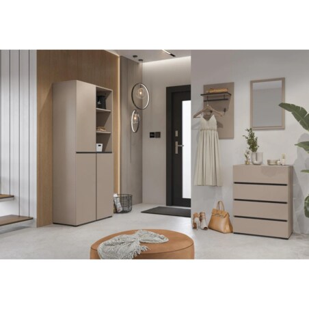 Wieszak do przedpokoju CROSS 40x70cm congo/czarny