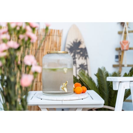 Marmurowa taca do serwowania przekąsek, talerz MARBLE, Ø 30 cm