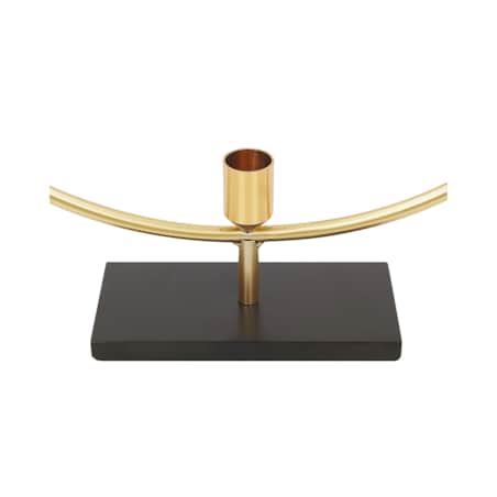 Świecznik metalowy 45 cm złoty SERAM