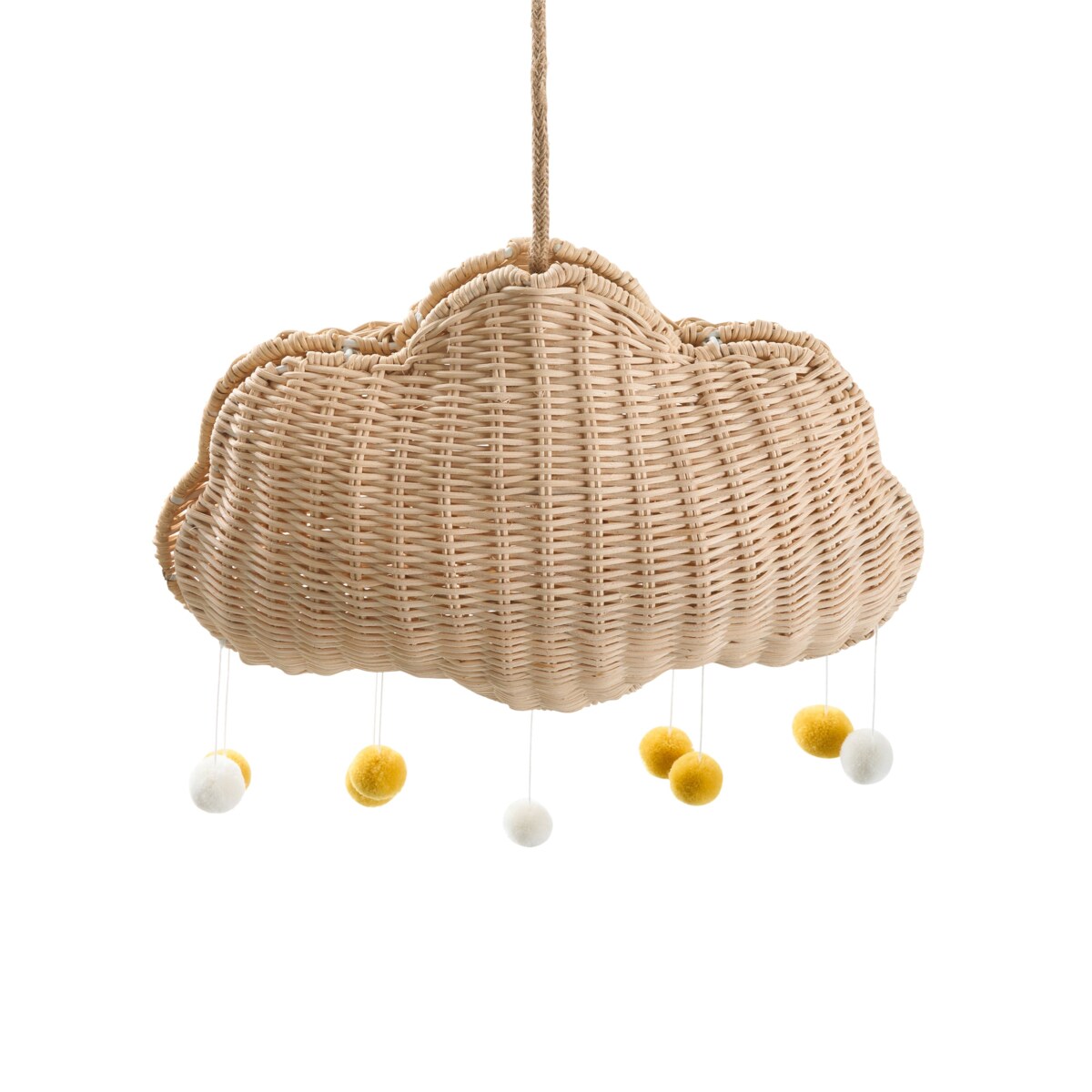 Lampa wisząca ONON Rattan Chmurka Naturalny