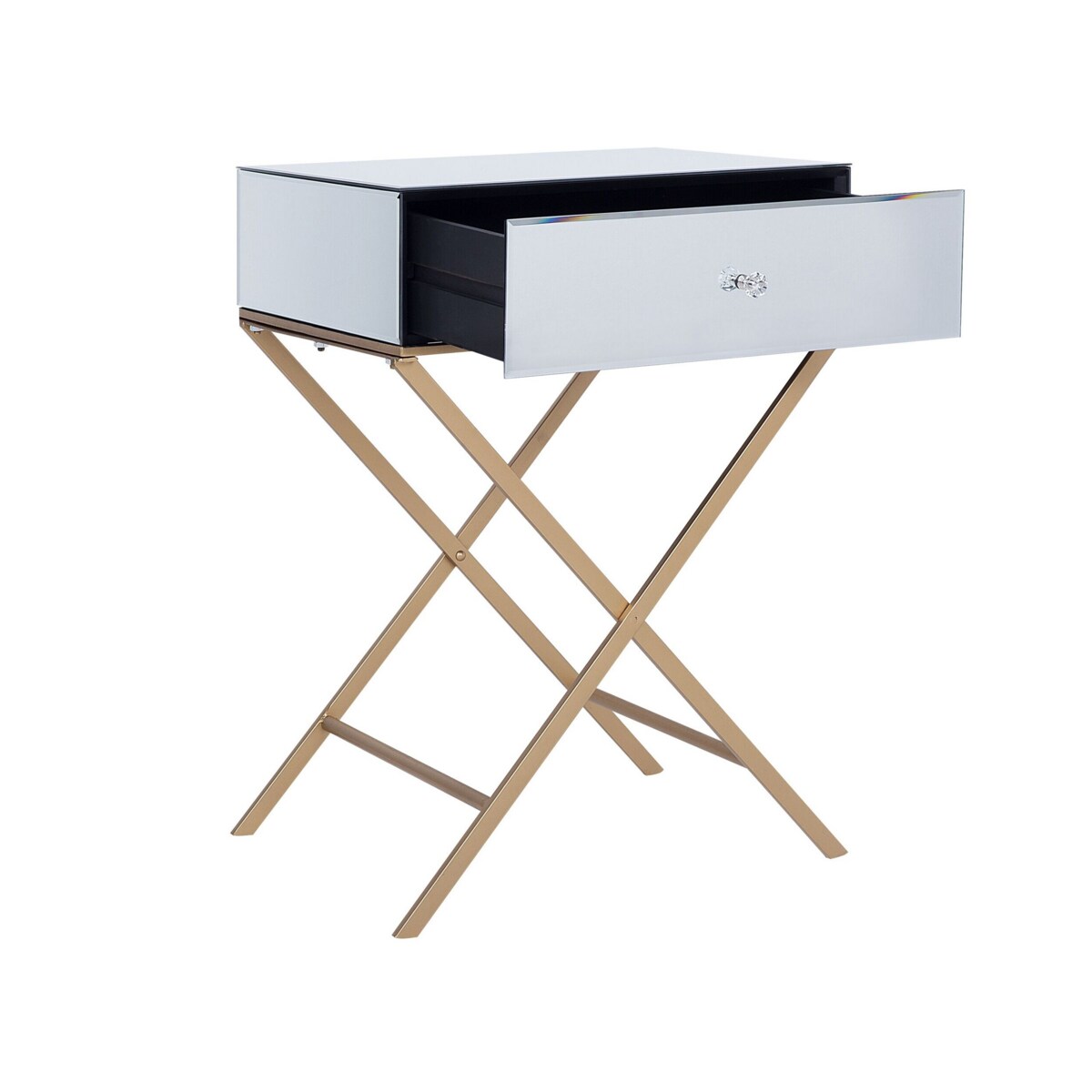 Stolik pomocniczy lustrzany VIVY