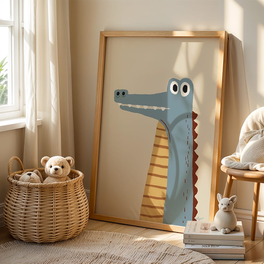 plakat pan krokodyl 70x100