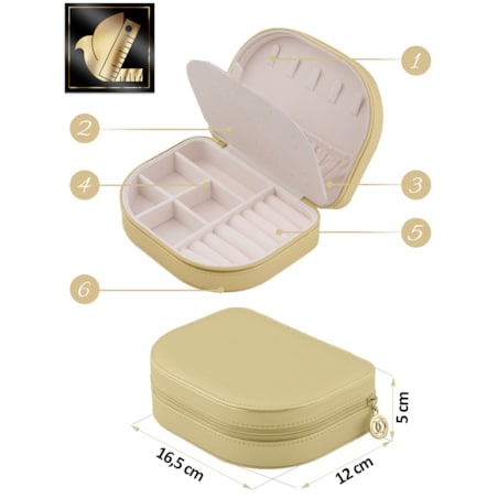 Szkatułka na biżuterię skrzynka pudełko kuferek Massido