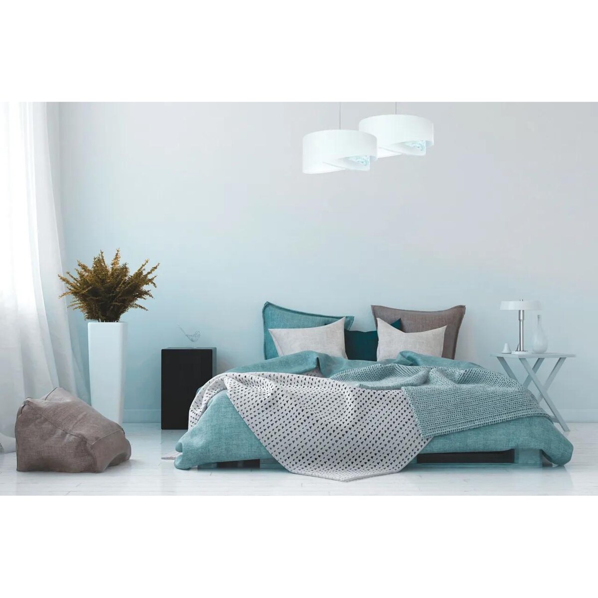 Lampa wisząca WHITE SEA biała