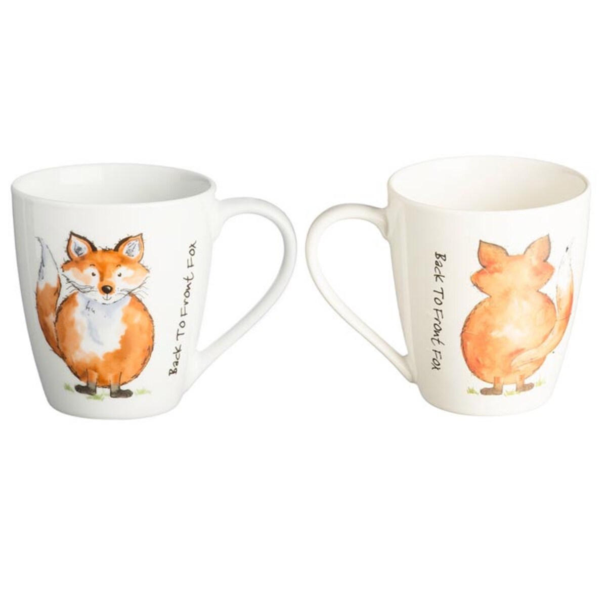 Kubek z liskiem Back to Front, 350 ml, Price&Kensington