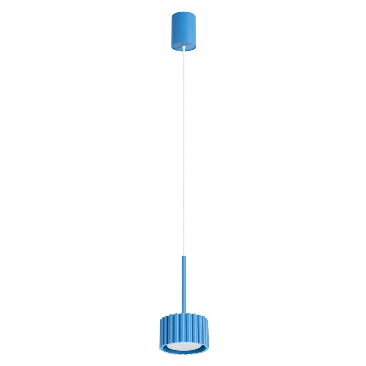Lampa wisząca AURA 1 błękitna Gx53