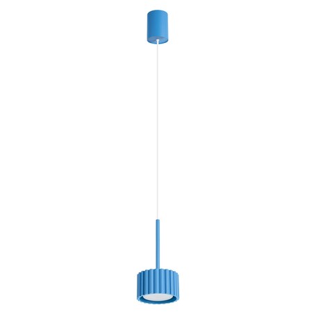 Lampa wisząca AURA 1 błękitna Gx53