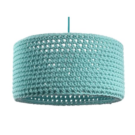 Lampa wisząca COTTON 40 turkusowa