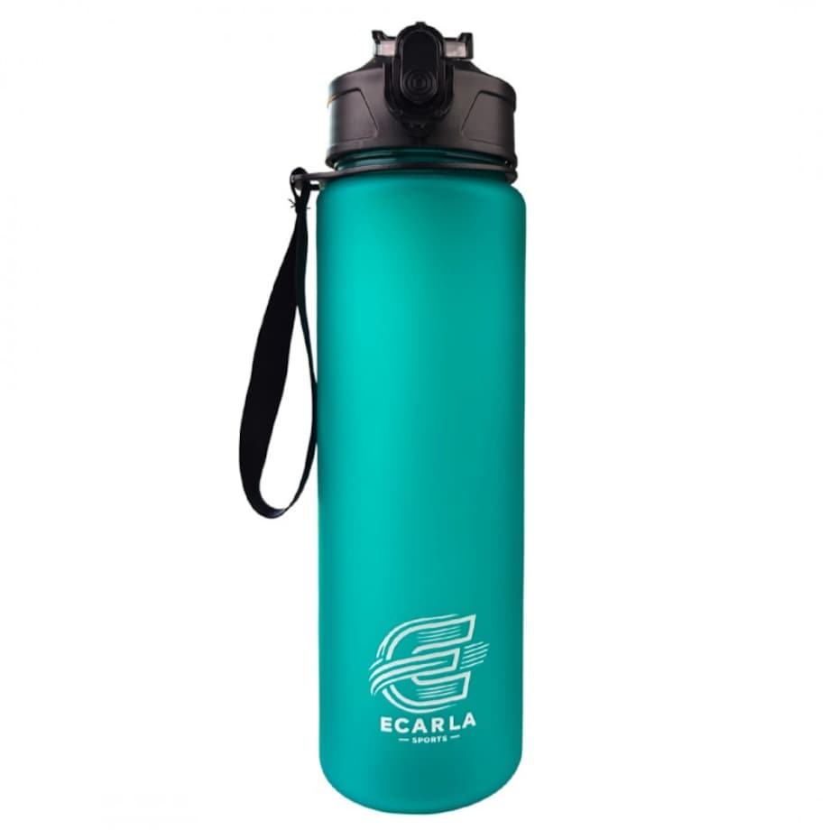 Butelka na wodę, sportowy bidon matowy 750ML turkus ECARLA SPORTS BD50