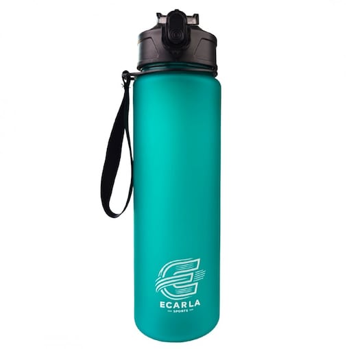 Butelka na wodę, sportowy bidon matowy 750ML turkus ECARLA SPORTS BD50