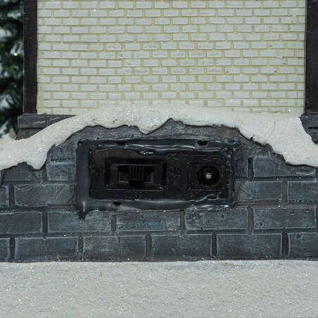 Dekoracja - scenka LED 30x23x18 cm z kościołem KYRKA