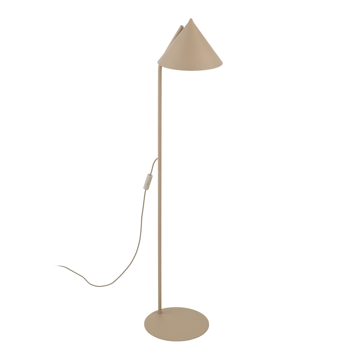 Lampa podłogowa TK Lighting CONO SABIA 16211 beżowa E27 loftowa do salonu i sypialni