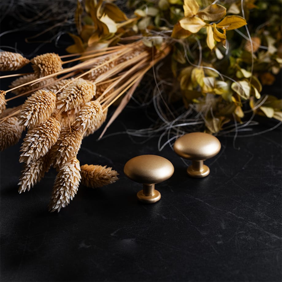 Gałka do mebli złota uchwyt meblowy 28 mm