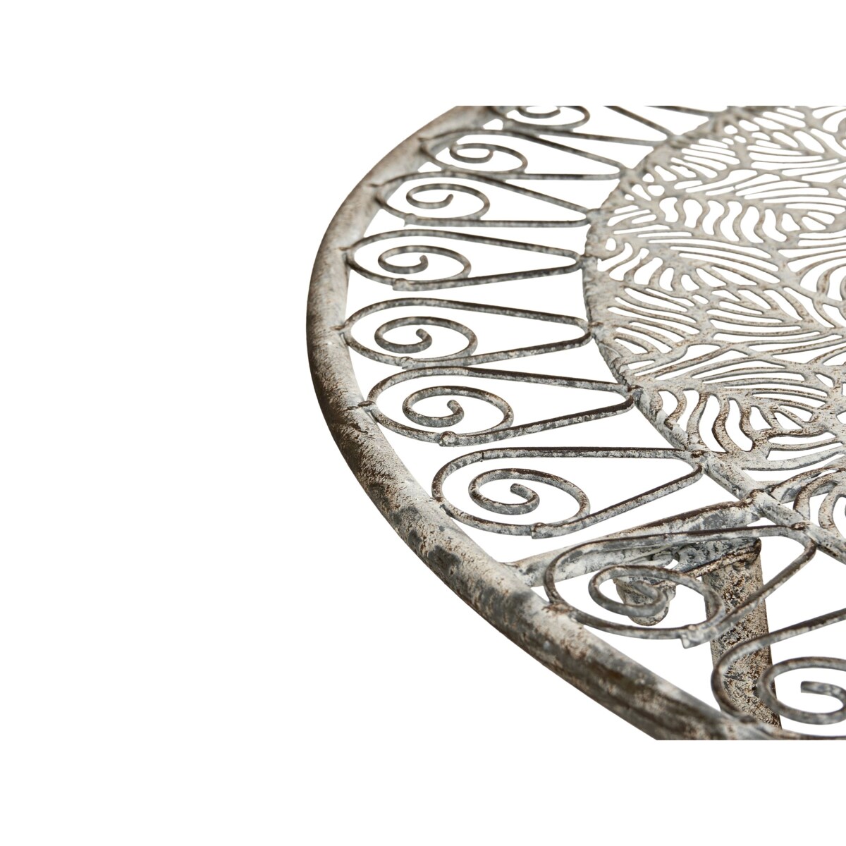 Stolik bistro NURRA 36 x 80 cm Metal Szary