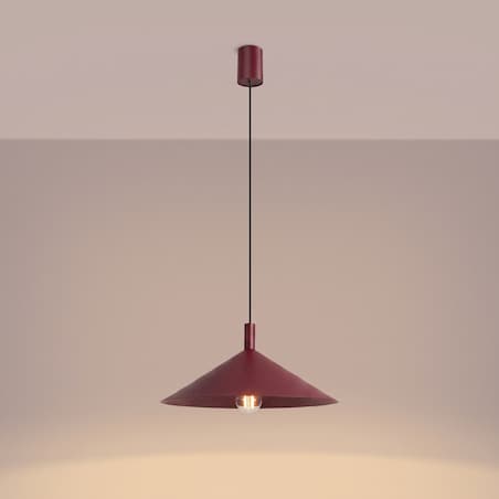 Lampa wisząca NOX 40 burgund