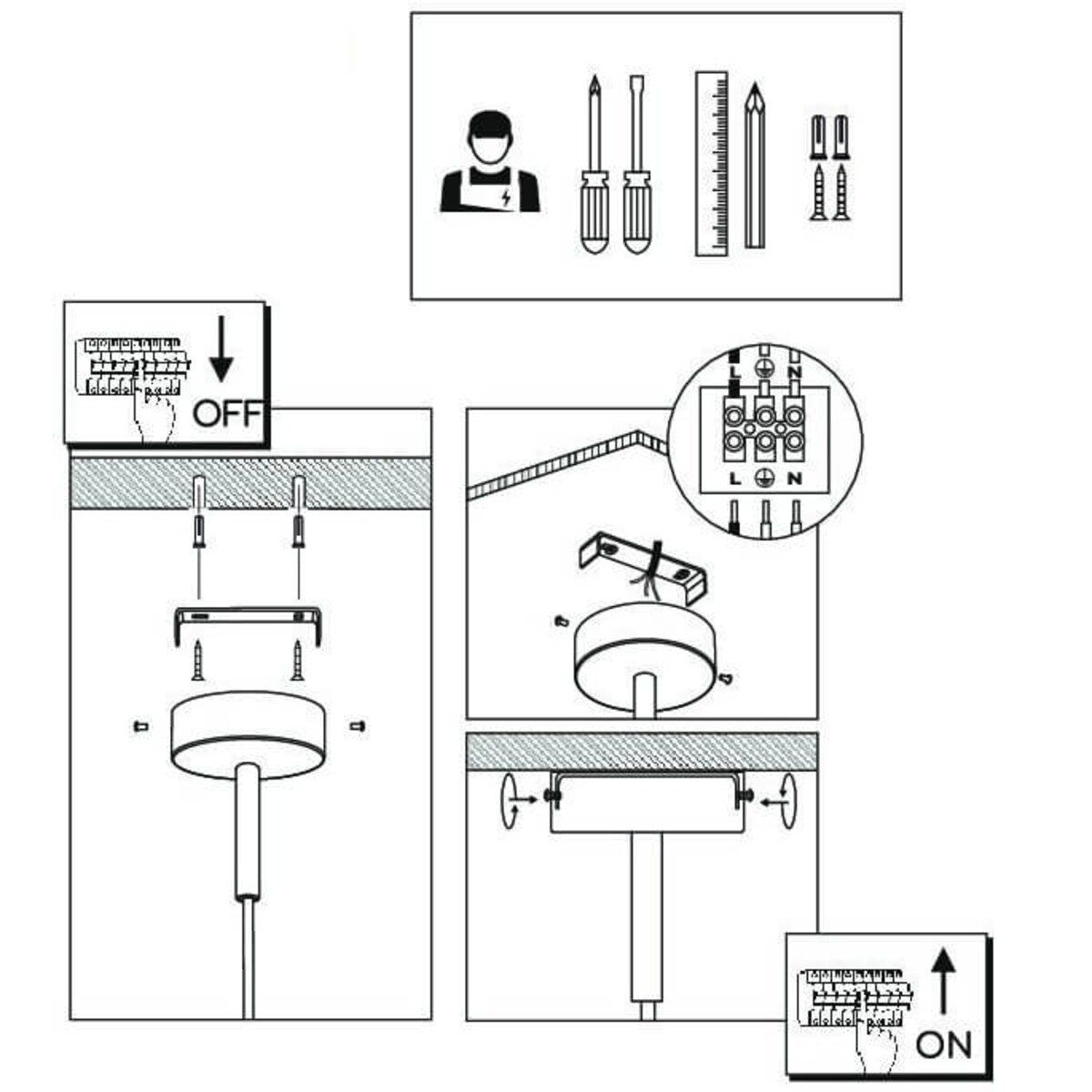 Lampa zwisowa do sypialni Mahaka 5172 Shilo nad stół hampton czarna