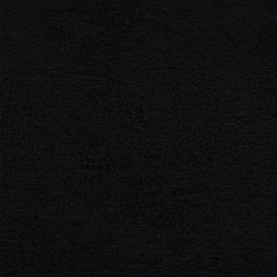 vidaXL Ręczniki, FROGN, 4 szt., czarne, 30x30 cm, 360 g/m²
