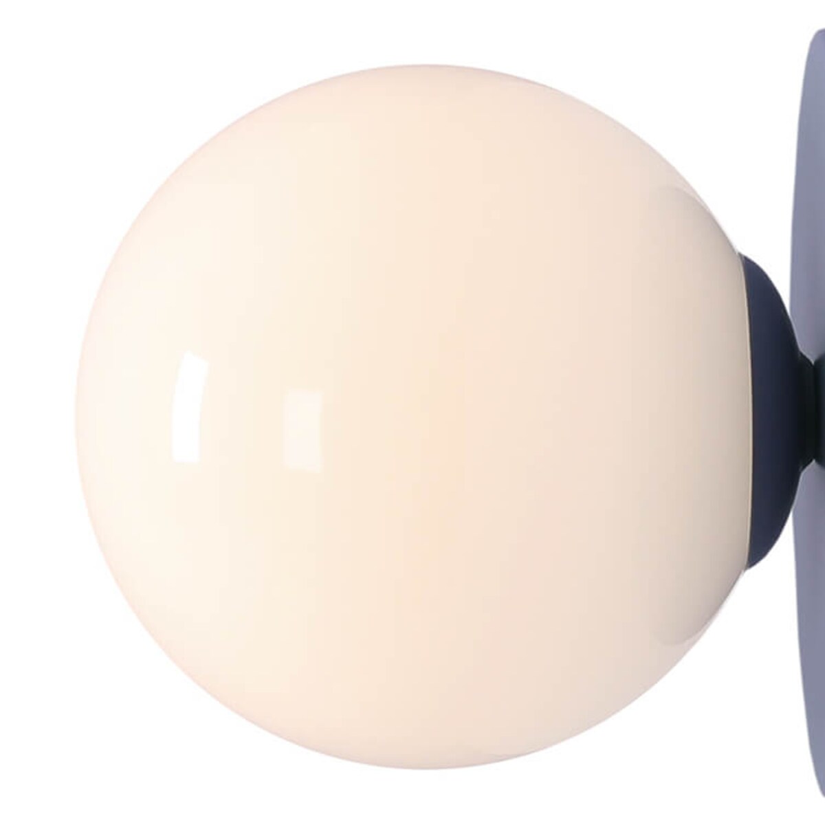 Kinkiet ścienny do jadalni BALL 1126C16_S Aldex kula szklana niebieska