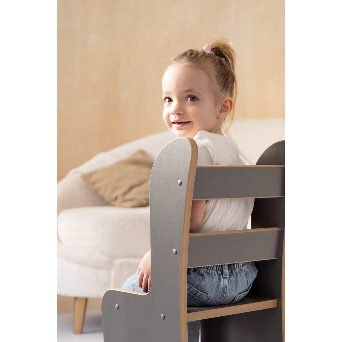 Stolik + Krzesełko - szare