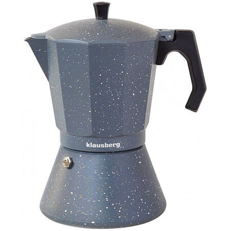 Kawiarka espresso 450ml 9 filiżanek szara KLAUSBERG