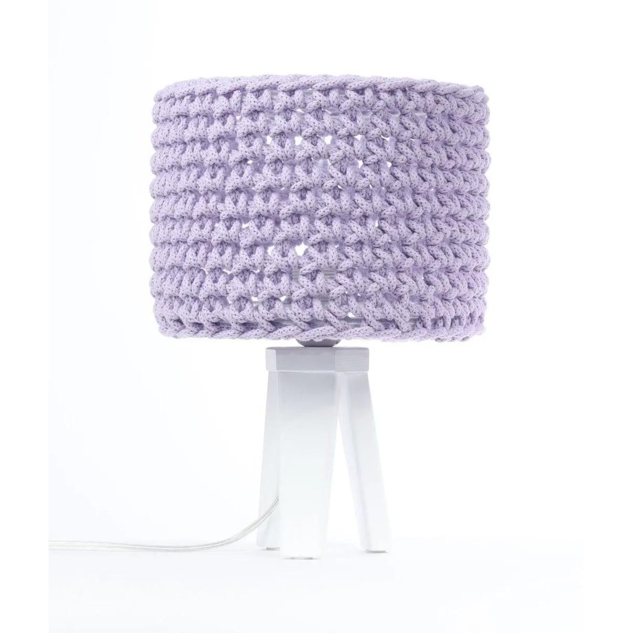 Lampa stołowa COTTON WOOD fioletowa