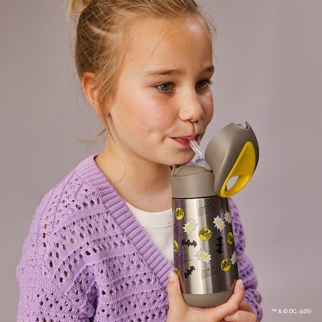 Batman Butelka termiczna dla dzieci ze słomką 350 ml b.box