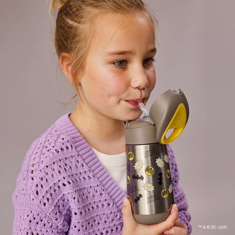 Batman Butelka termiczna dla dzieci ze słomką 350 ml b.box