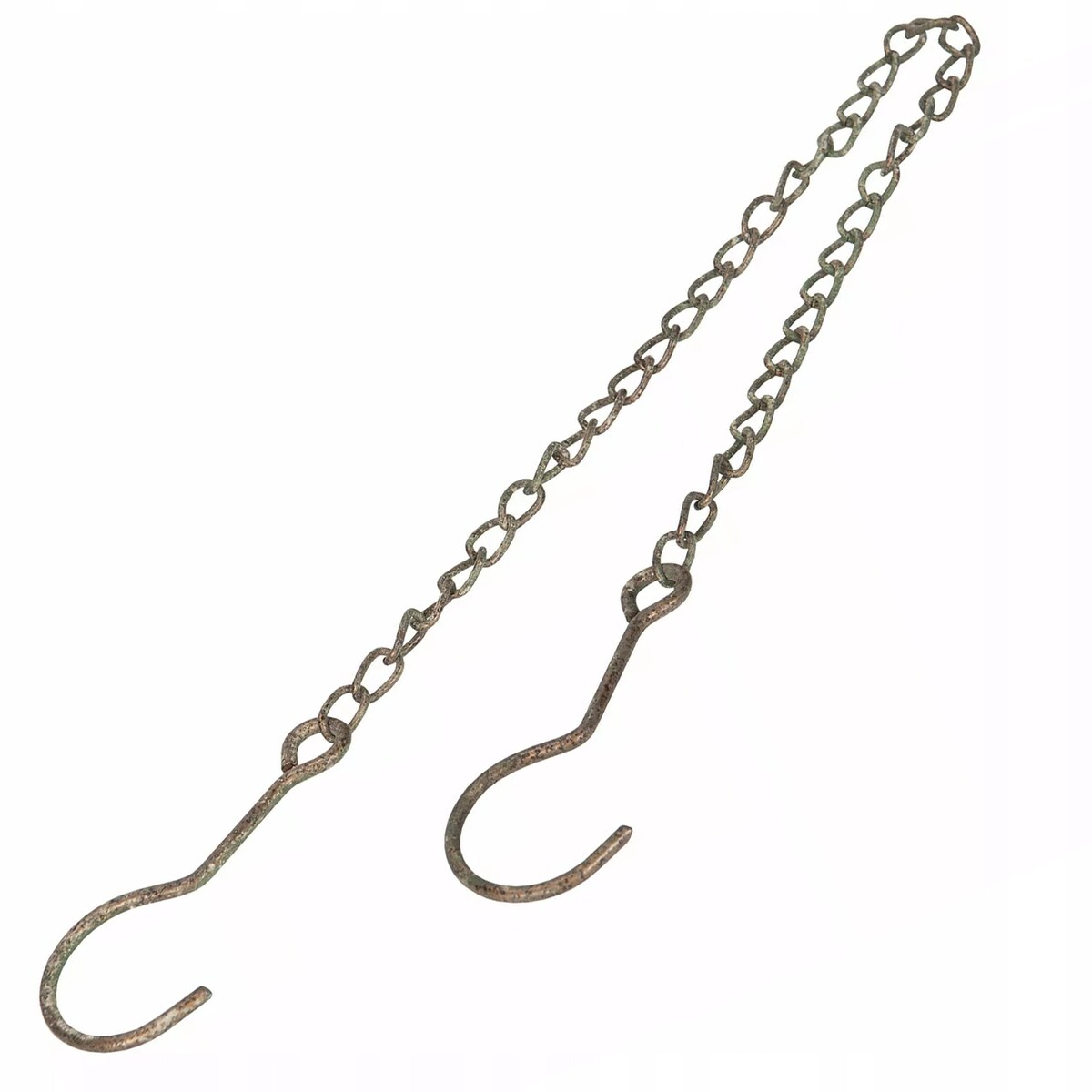 ŁAŃCUCH METALOWY 70cm długi do lampionów świeczników zawieszanie 2 haki