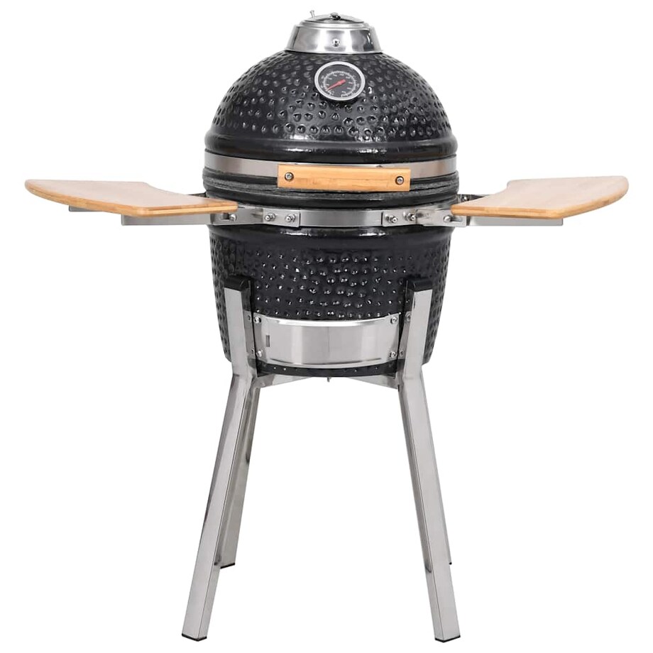 vidaXL Ceramiczny grill Kamado z wędzarnią, 81 cm