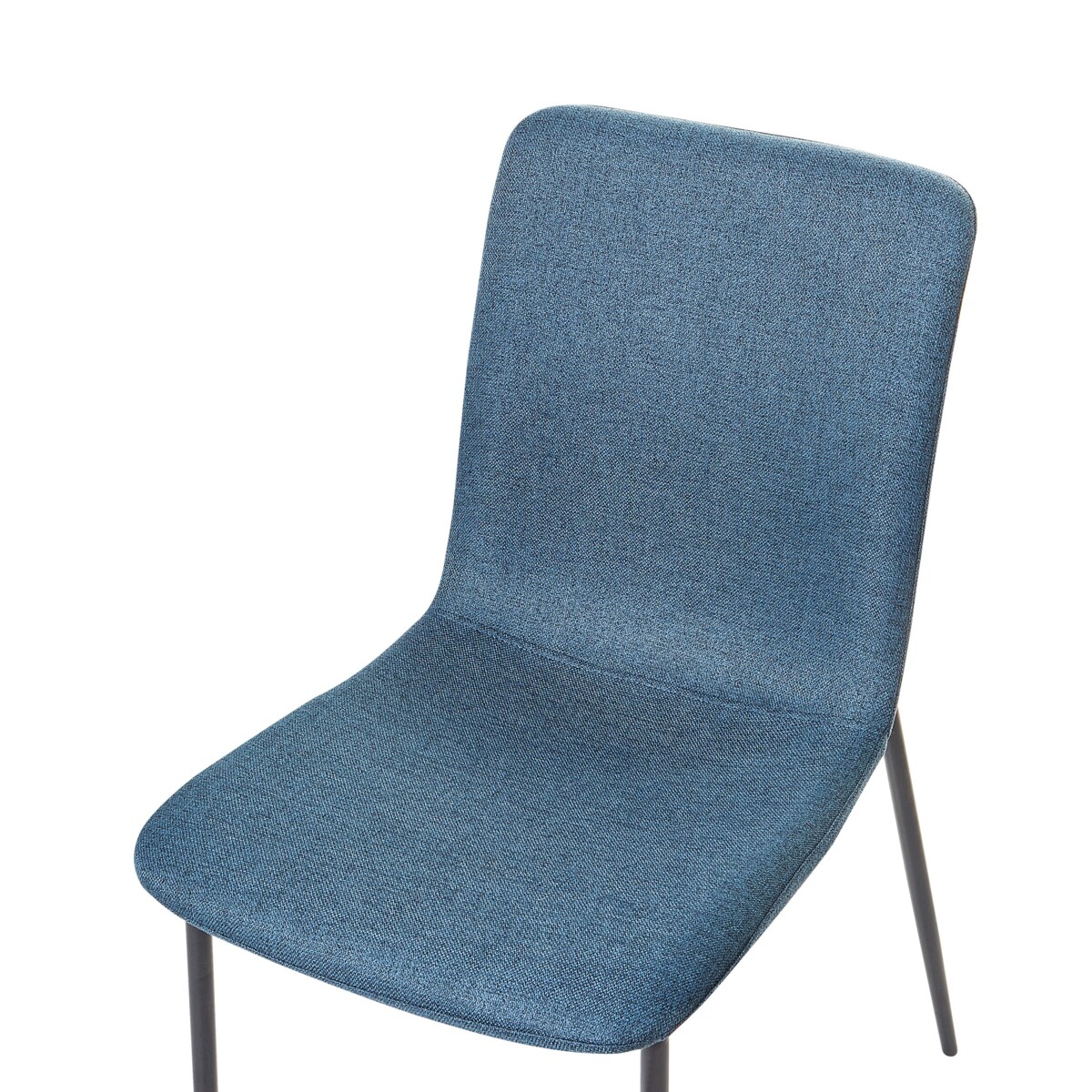 Krzesło do jadalni Zestaw 4 Ciemnoniebieski GLENDIVE