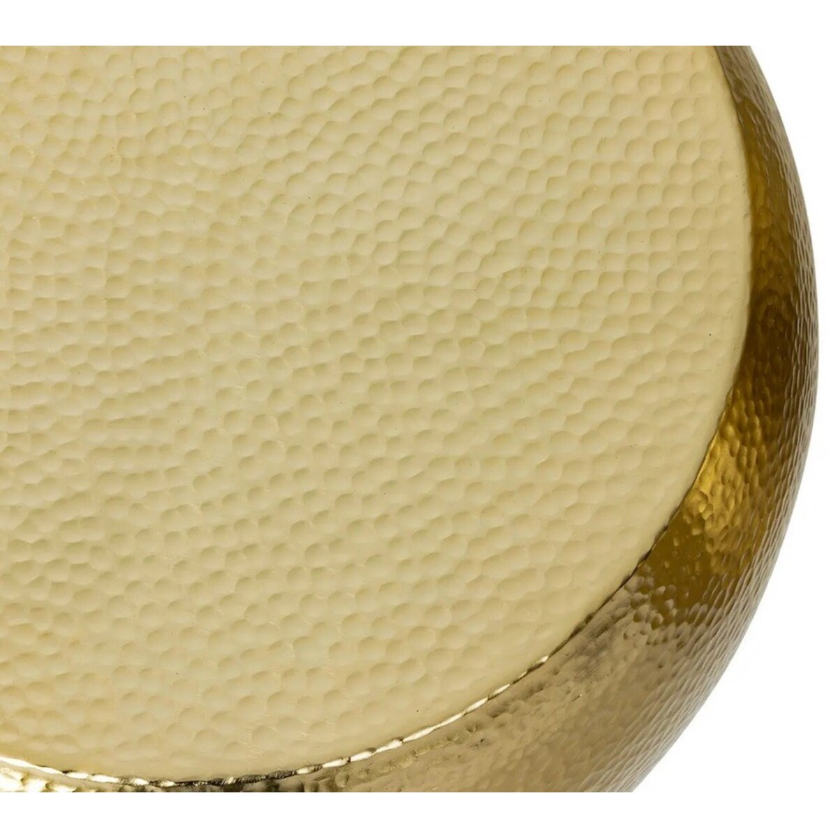 Komplet dwóch stolików młotkowane złoto