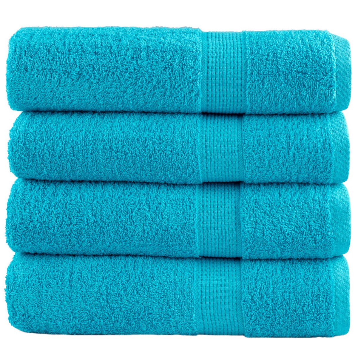 vidaXL Ręczniki premium SOLUND, 4 szt., 100x150 cm, 600 g/cm²