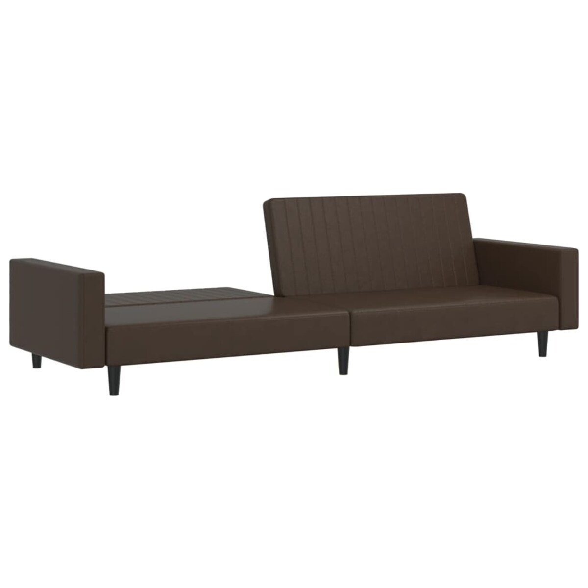 vidaXL 2-osobowa sofa, brązowa, sztuczna skóra