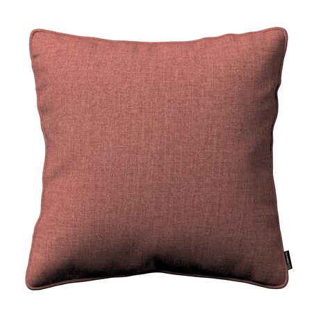 Poszewka Gabi na poduszkę 45x45 brązowo-koniakowy szenil