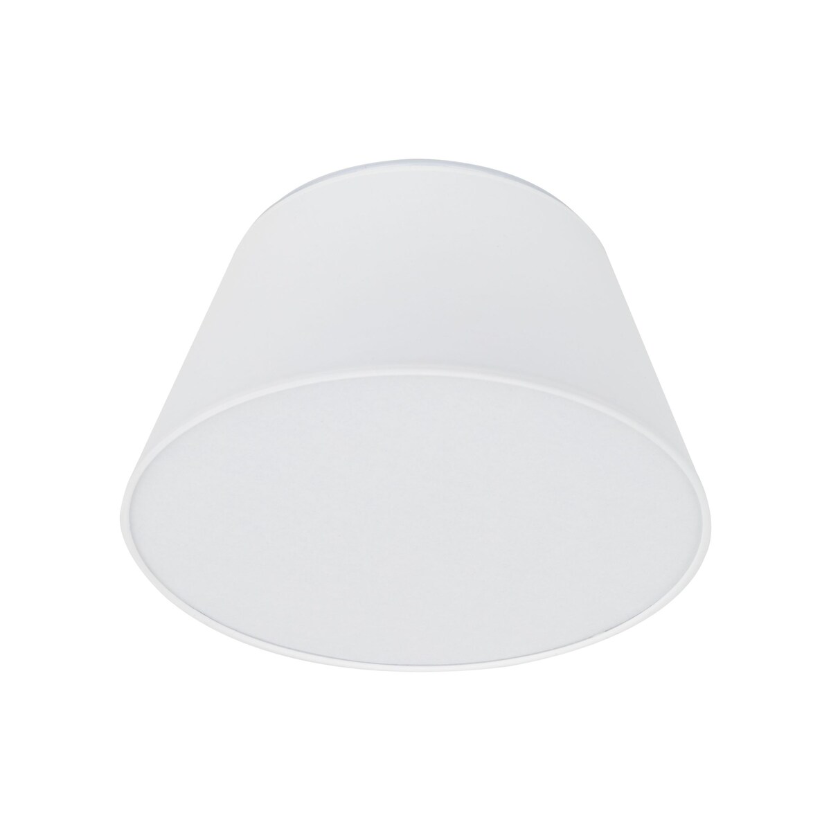 Lampa sufitowa TK Lighting FORMO WHITE 380 biała 38 cm 2xE27 minimalistyczna do salonu sypialni i jadalni