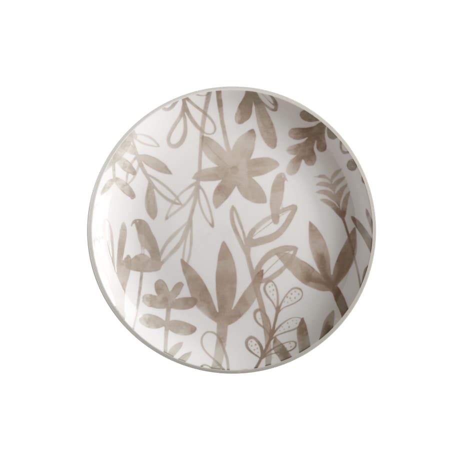 Talerz obiadowy Dusk, 26,5 cm, biało-beżowy