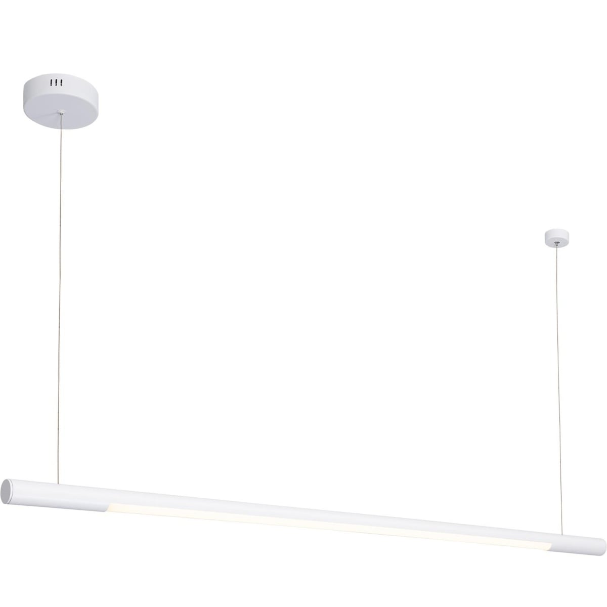 LAMPA wisząca ORGANIC P0357 Maxlight metalowa OPRAWA liniowa belka ZWIS listwa LED 16W 3000K podłużna biała