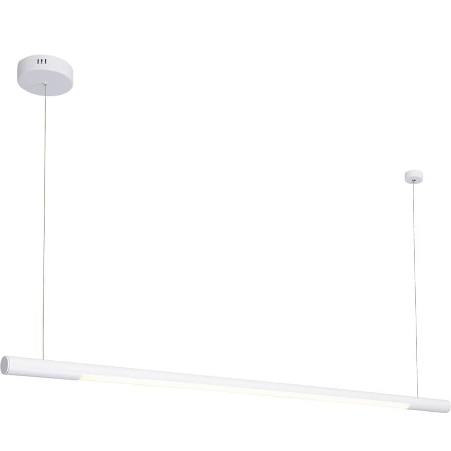 LAMPA wisząca ORGANIC P0357 Maxlight metalowa OPRAWA liniowa belka ZWIS listwa LED 16W 3000K podłużna biała