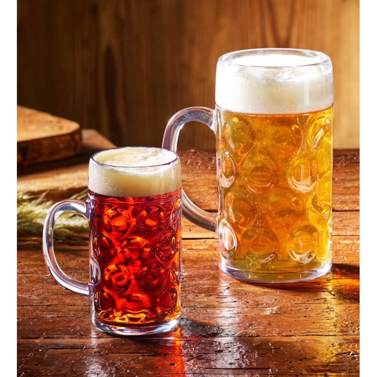 Nietłukący kufel do piwa z cechą 0,4l. 6 szt