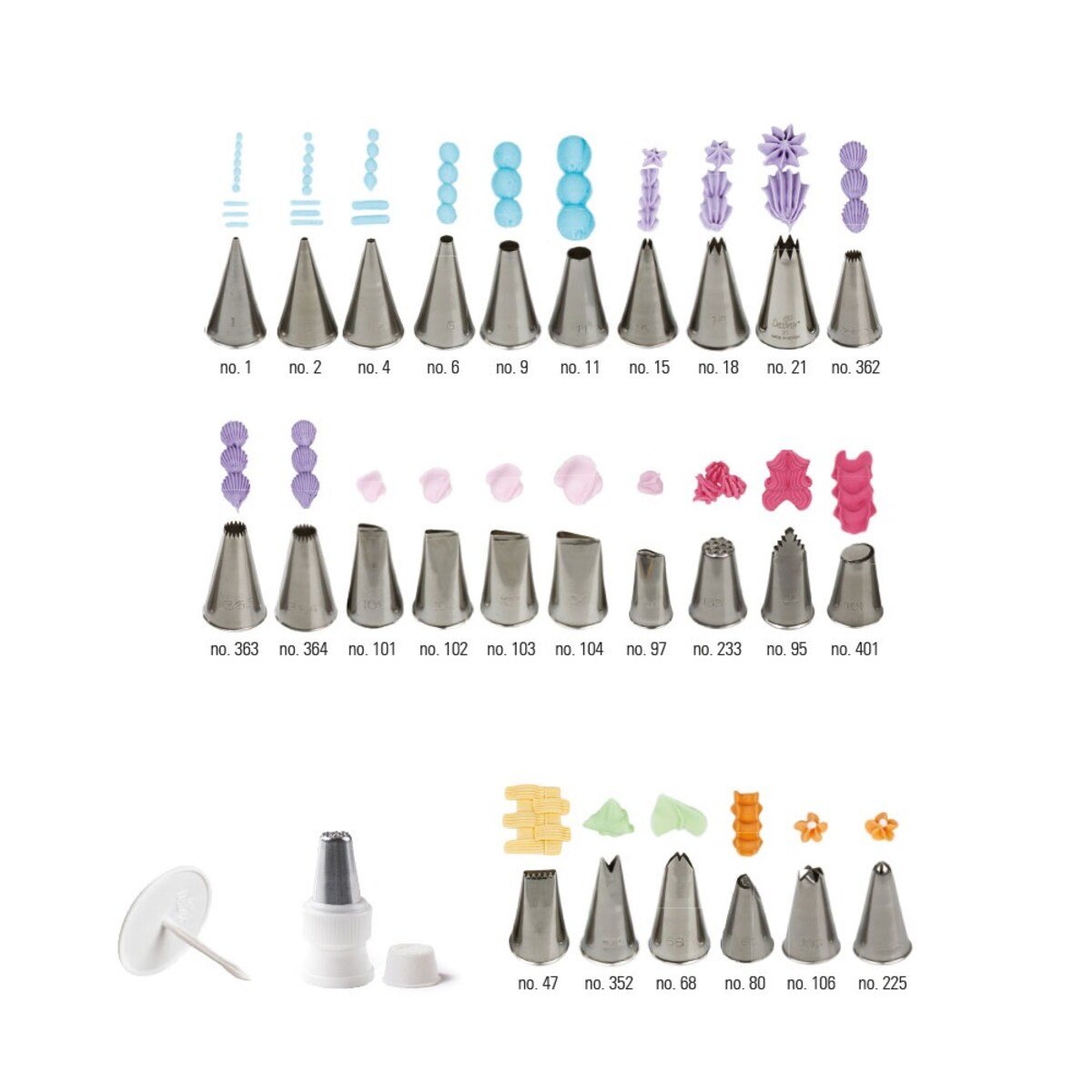 Decora 26 tylek z adapterami w pudełku