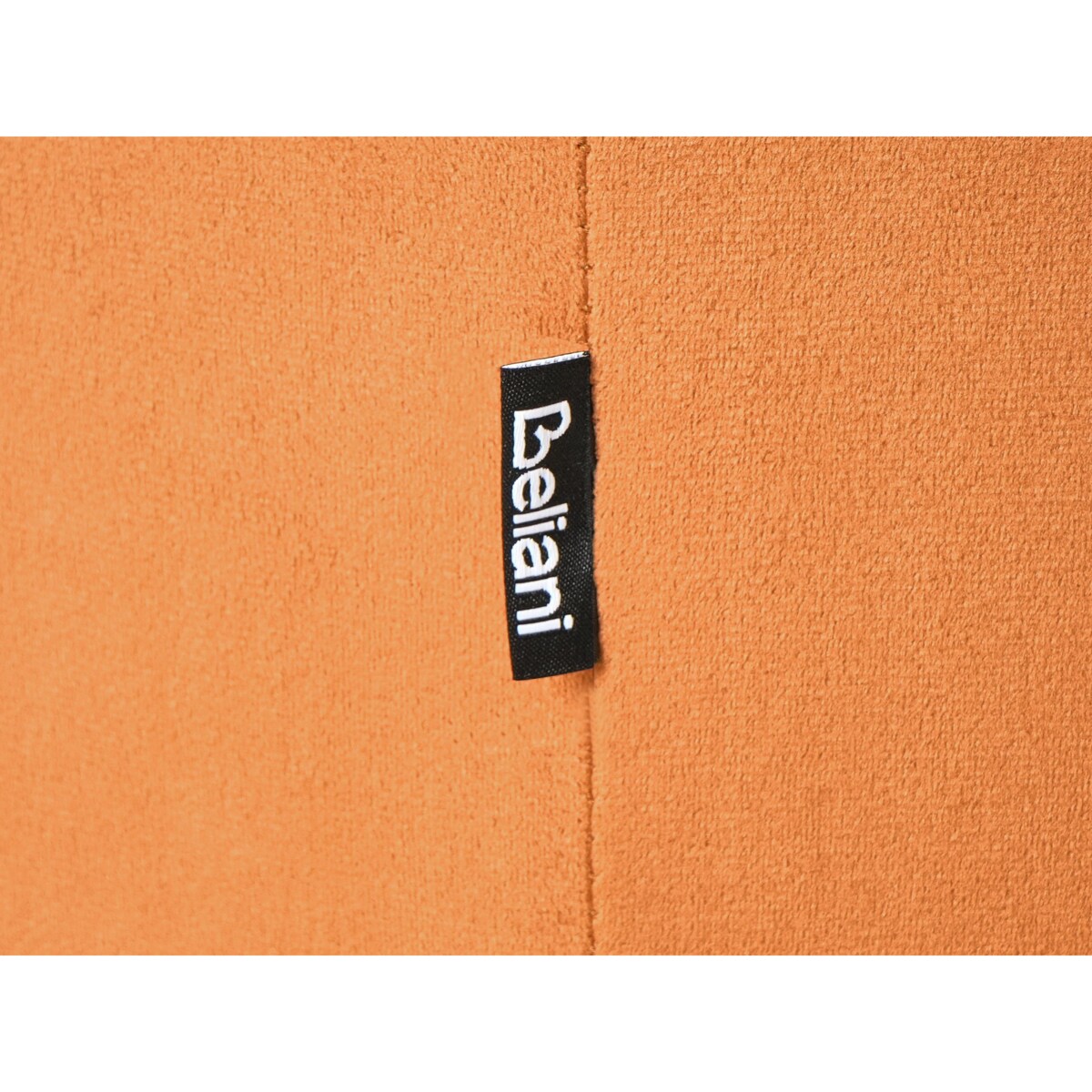 Puf LOVETT Welur Pomarańczowy 47 cm 47 cm 46 cm