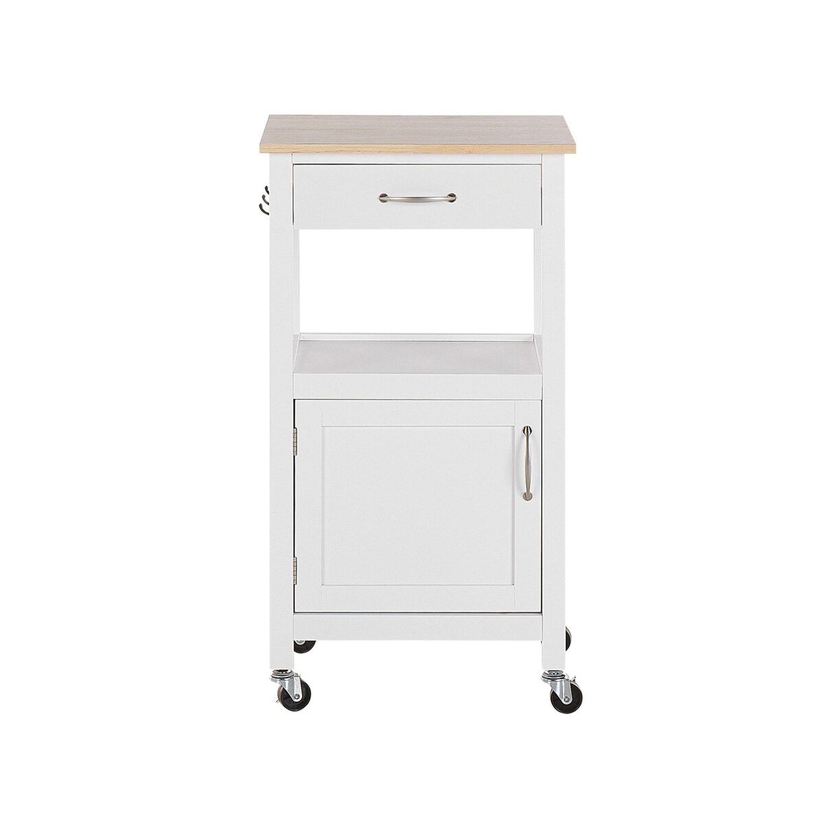 Wózek kuchenny z szufladą biały SIENA