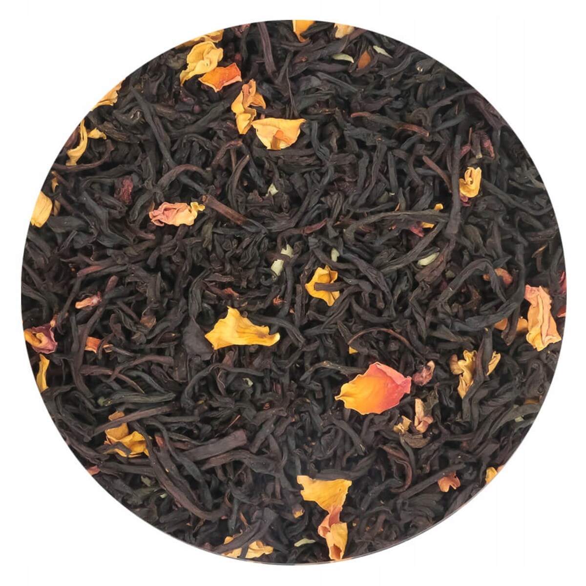 Herbata czarna SZCZĘŚCIE o magicznie tropikalnym smaku z nutą wanilii - herbata liściasta sypana mieszanka napar susz - gotowa na prezent upominek